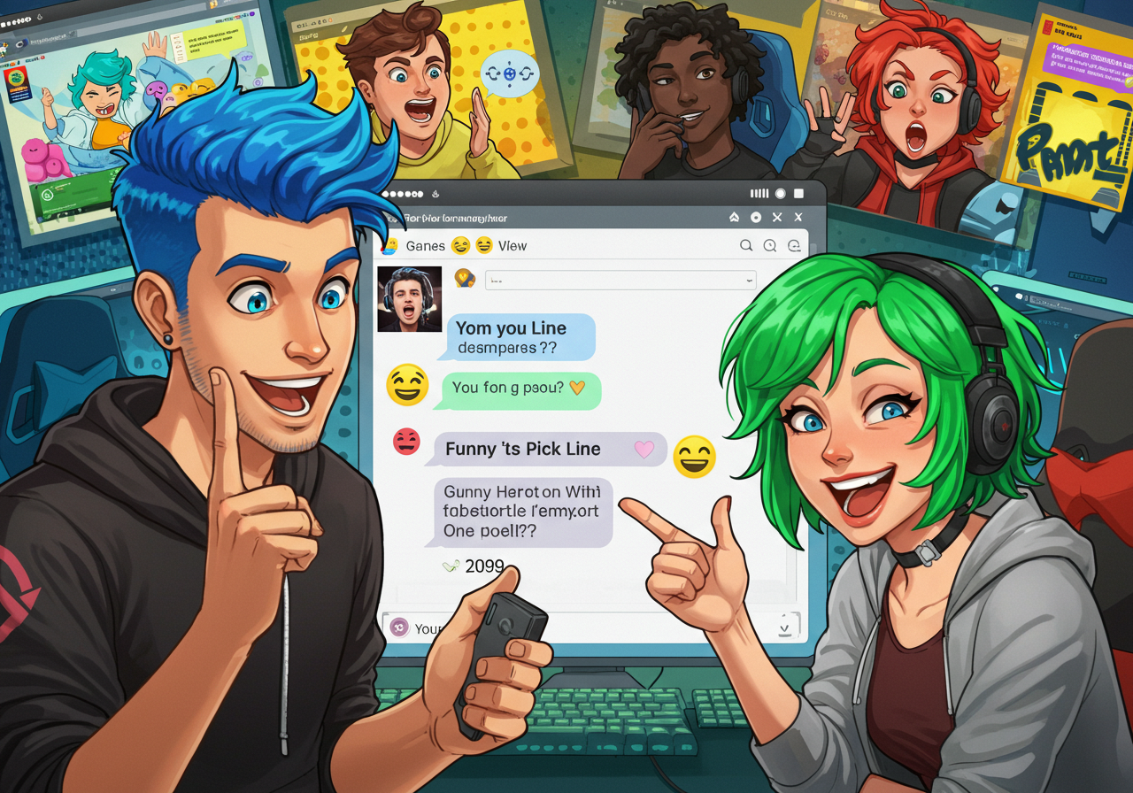 Funny Pick-Up Lines For Gamers